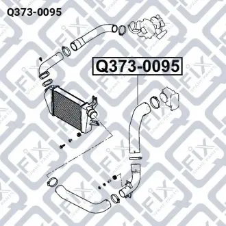 ПАТРУБОК ИНТЕРКУЛЛЕРА Q-fix Q373-0095