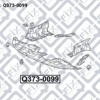 ЗАЩИТА ДВИГАТЕЛЯ ПЕРЕДНЯЯ НИЖНЯЯ Q-fix Q373-0099