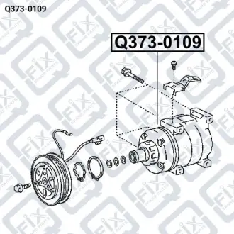 Компресор кондиціонера Q-fix Q373-0109