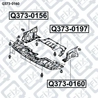ЗАЩИТА ДВИГАТЕЛЯ ЛЕВАЯ Q-fix Q373-0160