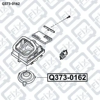 МОТОР ВЕНТИЛЯТОРА ОПАЛЮВАЧА САЛОНА Q-fix Q373-0162