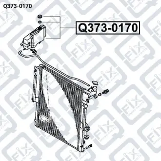 БАЧОК РАДИАТОРА Q-fix Q373-0170