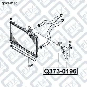 Бачок радіатора Q-fix Q373-0196