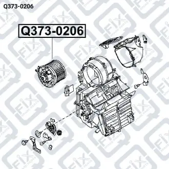 МОТОР ВЕНТИЛЯТОРА ОПАЛЮВАЧА САЛОНА Q-fix Q373-0206