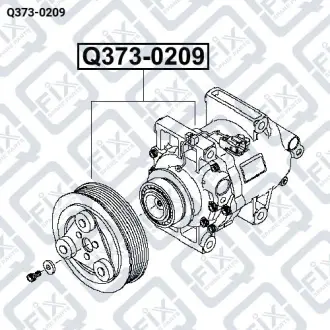 КОМПРЕССОР КОНДИЦИОНЕРА Q-fix Q373-0209