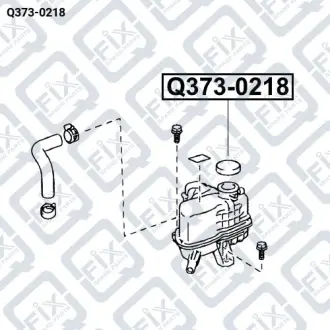 Кришка розширювального бачка Q-fix Q373-0218