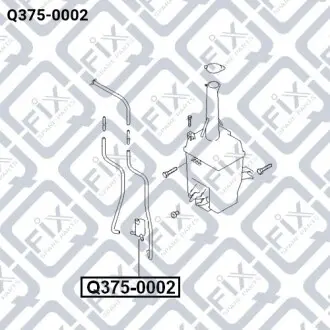 Мотор омывателя стекла Q-fix Q375-0002