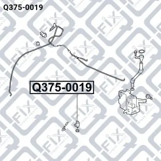 Мотор омывателя стекла Q-fix Q375-0019
