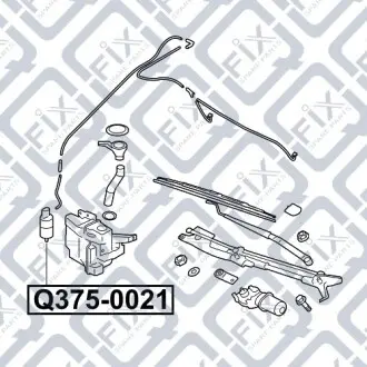 Мотор омывателя стекла Q-fix Q375-0021