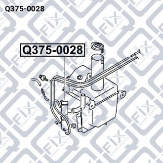 Мотор омивача скла Q-fix Q375-0028 (фото 1)