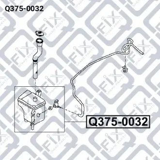 Бачок склоомивача (з двигуном) Q-fix Q375-0032