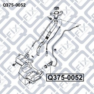 Двигатель бачка омывателя Q-fix Q375-0052