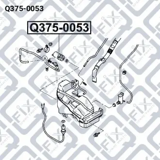 Двигун бачка омивача Q-fix Q375-0053