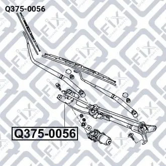 Механизм стеклоочистителя Q-fix Q375-0056