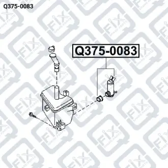 Мотор омивача скла Q-fix Q375-0083