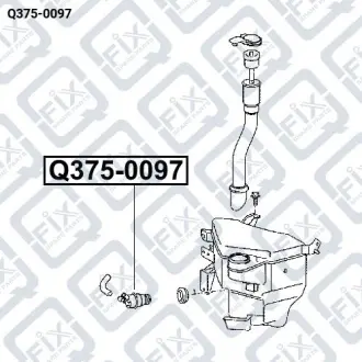 Мотор омивача скла Q-fix Q375-0097
