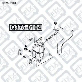 Мотор омивача скла Q-fix Q375-0104