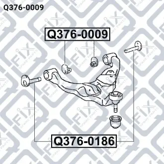 Гайка розвального болта Q-fix Q376-0009