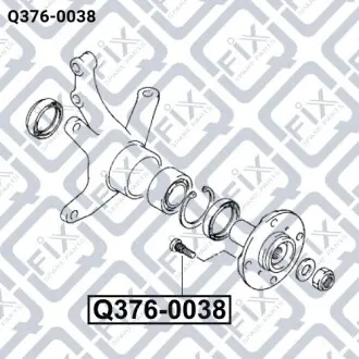 Шпилька колісна Q-fix Q376-0038