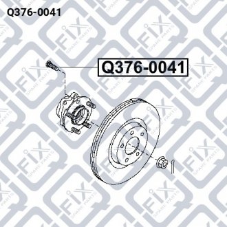 Шпилька колісна Q-fix Q376-0041