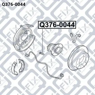 Заколка колесная Q-fix Q376-0044