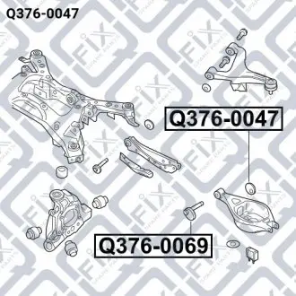 Гайка з ексцентриком Q-fix Q376-0047