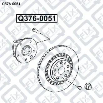 Шпилька колісна Q-fix Q376-0051