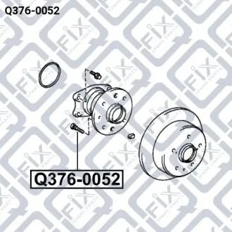 Шпилька колісна Q-fix Q376-0052