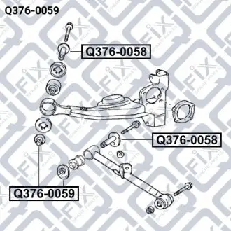 Гайка з ексцентриком Q-fix Q376-0059