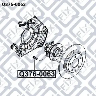 Заколка колесная Q-fix Q376-0063
