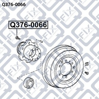 Заколка колесная Q-fix Q376-0066