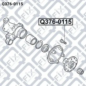Заколка колесная Q-fix Q376-0115