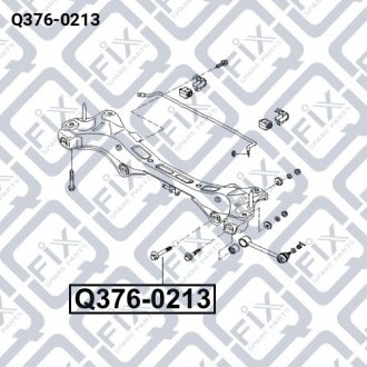 Болт регулировки сход-развал Q-fix Q376-0213