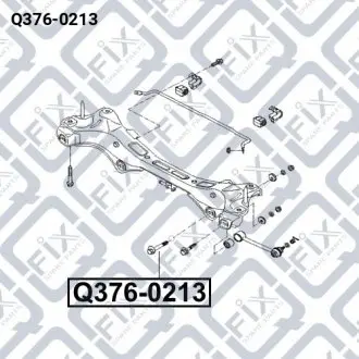 Болт розвальний заднього поперечного важеля Q-fix Q376-0213