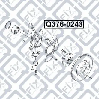 Заколка колесная Q-fix Q376-0243
