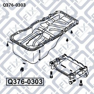 Пробка піддона двигуна Q-fix Q376-0303 (фото 1)