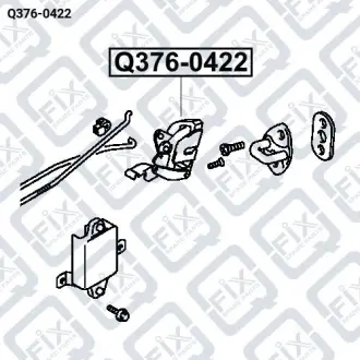 ЗАМОК ДВЕРИ ЗАДНЕЙ ЛЕВОЙ Q-fix Q376-0422