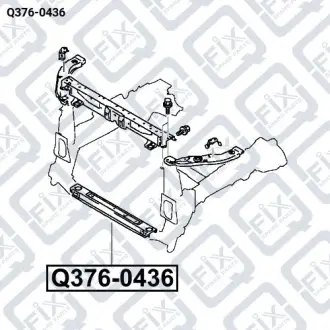 ПАНЕЛЬ РАДИАТОРА Q-fix Q376-0436