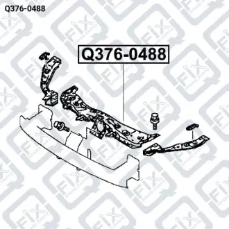 ПАНЕЛЬ РАДІАТОРА Q-fix Q376-0488