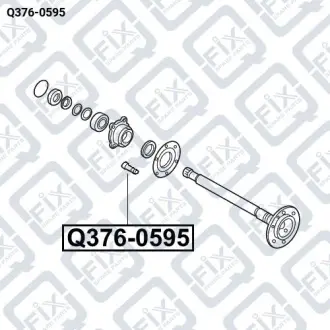 ШПИЛЬКА КОЛЁСНАЯ Q-fix Q376-0595