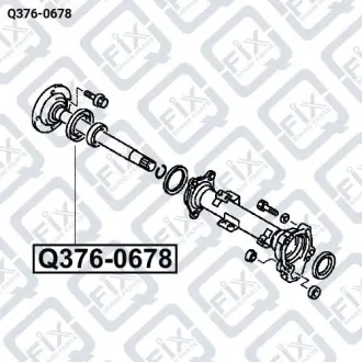 ШАЙБА ПЫЛЬНИК ПЕРЕДН R ПОЛУОСИ Q-fix Q376-0678