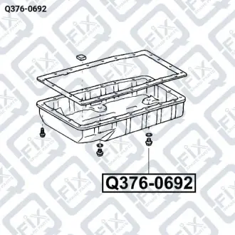 Пробка зливна піддона двигуна Q-fix Q376-0692