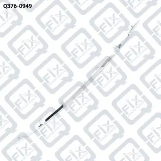 МОЛДИНГ БАМПЕРА ПЕРЕДНЕГО (ХРОМ) Q-fix Q376-0949