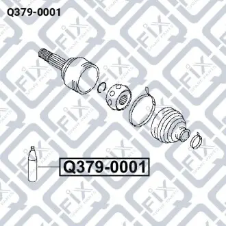 Мастило шрус Q-fix Q379-0001