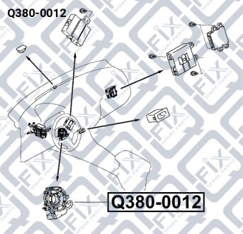 Контактная группа air-bag Q-fix Q380-0012