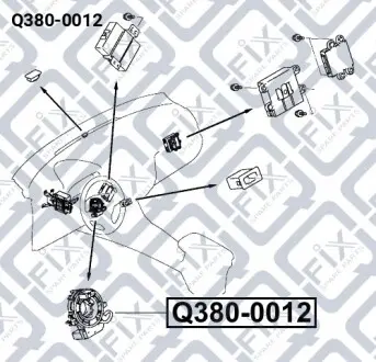 Контактная группа air-bag Q-fix Q380-0012