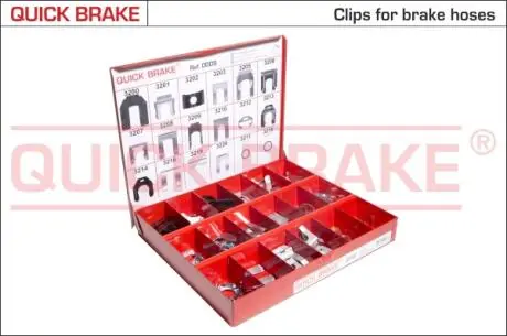 Монтажный набор дисковых колодок QUICK BRAKE 0009 (фото 1)