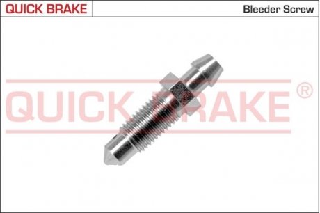 Штуцер прокачки гальм (M8x1/9x33.5) QUICK BRAKE 0090 (фото 1)