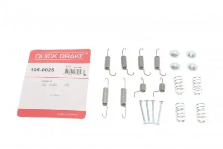 Комплект пружинок колодок ручника Chevrolet Lacetti/Nubira 1.4-2.0D 05- (Sumitomo) QUICK BRAKE 105-0025
