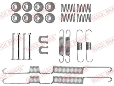 Монтажний набір гальмівної колодки TOYOTA HILUX VIII 2.4D/2.8D/2.8DH 05.15- QUICK BRAKE 1050074
